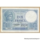 10 Francs Minerve 4-7-1925 Z.19665