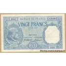 20 Francs Bayard 22-7-1918
