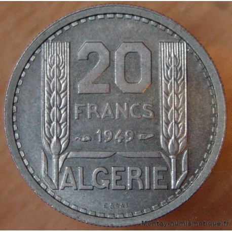 Algérie 20 Francs 1949 Essai