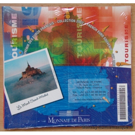 Série BU EURO FRANCE 2003 - La Tour Eiffel