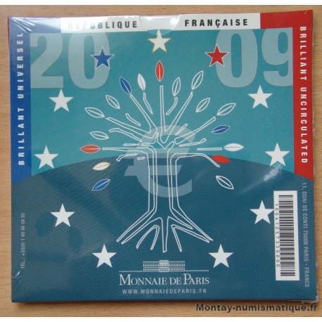 Série BU EURO FRANCE 2009 - Brillant Universel