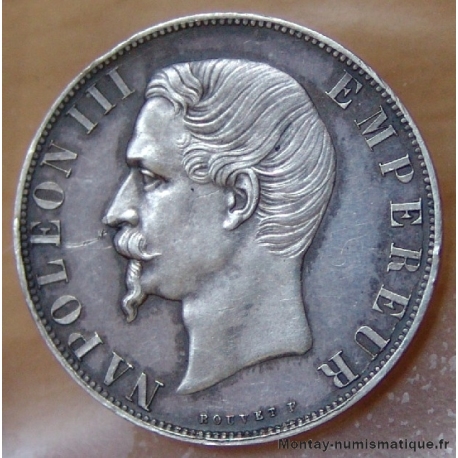 2 Francs Napoléon III 1856 Épreuve argent