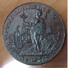 Royaume-Uni 1/2 Penny token Spalding / T. Jennings 1794
