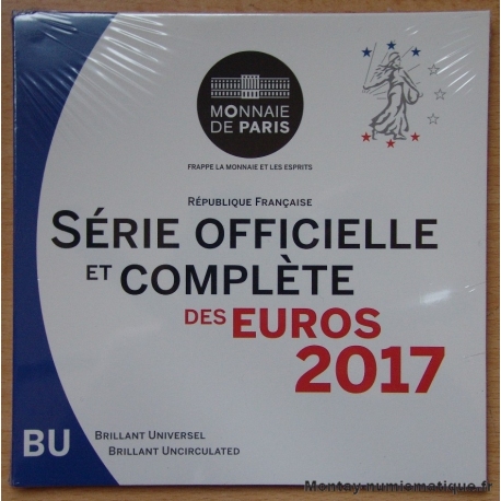 Série BU EURO FRANCE 2017 - Brillant Universel