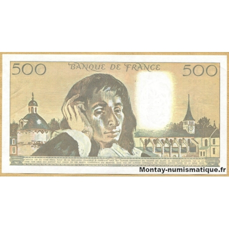 500 Francs Pascal 6-7-1989 S.302