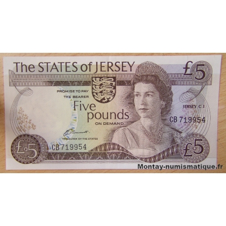 Jersey - 5 Pounds ND (1976-1988)
