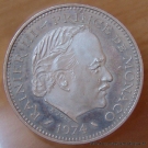 Monaco - Piéfort 5 Francs Rainier III 1974 argent