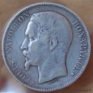 5 Francs Louis Napoléon Bonaparte 1852 BB Strasbourg