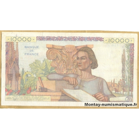 10000 Francs Génie Français 12-1-1950 T.603