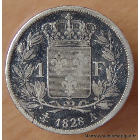 1 Franc Charles X 1828 A Paris