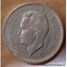 Monaco 10 Francs 1950 piéfort  Rainier III essai argent