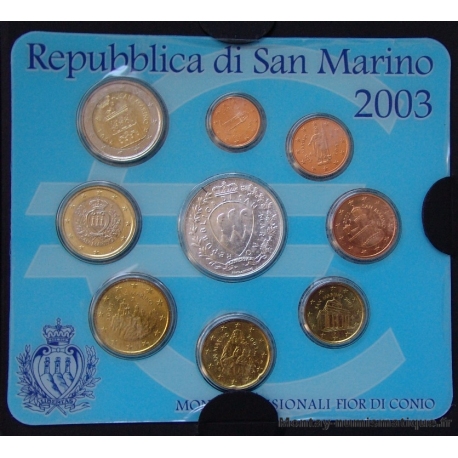 Saint-Marin Série BU euro 2003