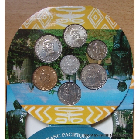 Nouvelle-Calédonie - Série Bu 2001 Franc Pacifique.