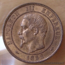 Dix centimes Napoléon III 1852 A Paris
