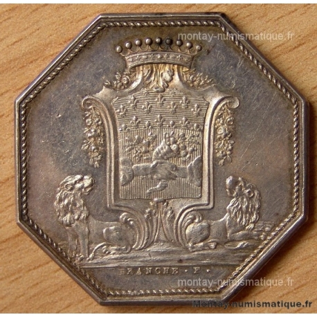 Jeton Louis XVI Banques Caisse d'Escompte 1776