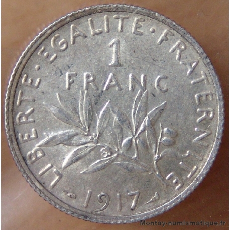 1 Franc Semeuse 1917