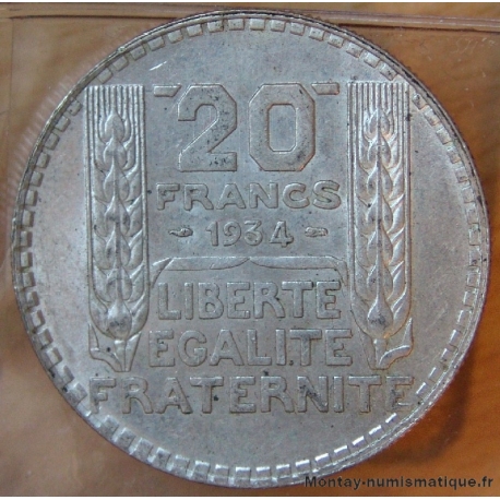 20 Francs Turin 1934