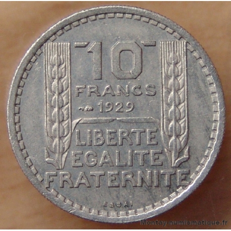10 Francs Turin hybride 1929/1939 Essai 25 mm