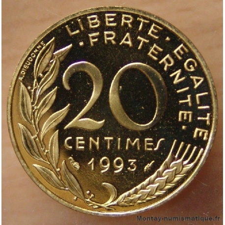 20 Centimes Marianne 1993 BE