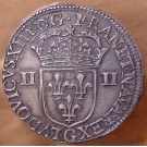 Louis XIII 1/4 écu 1643 G Poitiers