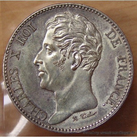 5 Francs ( module de )  Prince de Salerne et la duchesse de Berry 1825