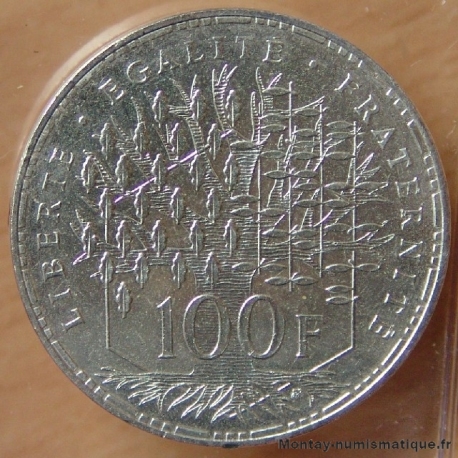 100 Francs Panthéon 1988