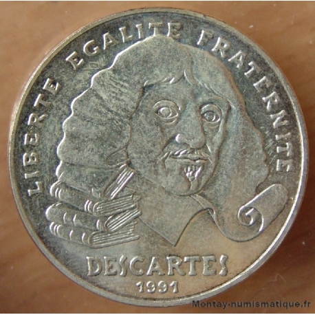 100 Francs Descartes 1991