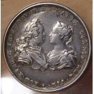 Médaille de Mariage - Louis XV et Marie Leczinska 1725.