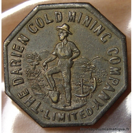 Angleterre Panama Jeton Mines Darien Gold Compagny (ND 1894)