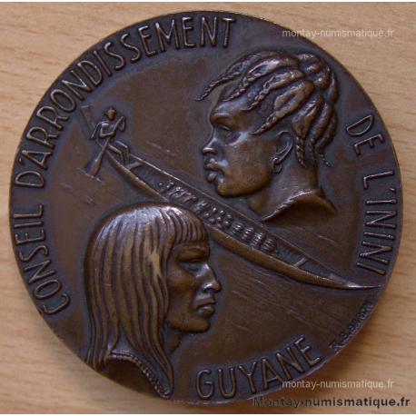 Médaille Guyanne / L'ININI (1951)