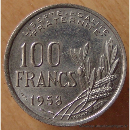 100 Francs Cochet 1958