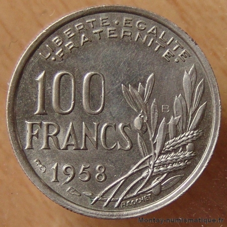 100 Francs Cochet 1958 B Beaumont-le-Roger