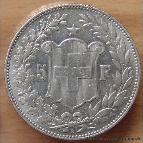 Suisse 5 Francs 1904 B Berne