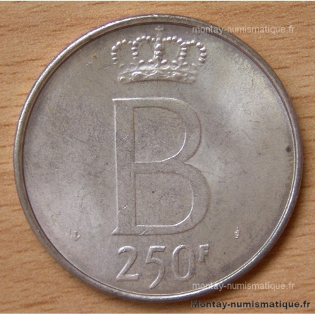 Belgique 250 Francs jubilée Roi des Belges 1976