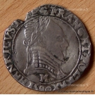 Henri III Demi Franc Col plat 1590 M Toulouse