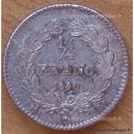 1/4 de Franc Louis Philippe 1840 B Rouen