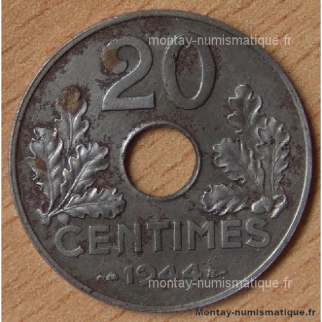20 Centimes type Fer 1944