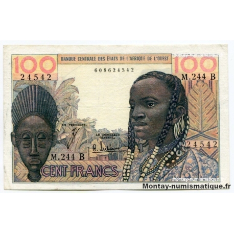 100 Francs BCEAO Bénin ND M.244 B