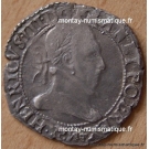 Henri III Demi Franc Col plat 1589 Dijon
