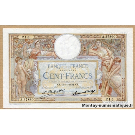 100 Francs L.O Merson 17-11-1932 A.37860