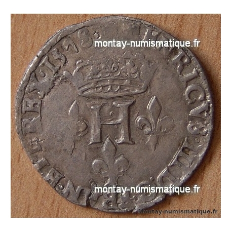 Henri III Double sol parisis 1578 Dijon