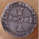 Henri IV Quart d'Ecu 1609 K Bordeaux