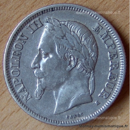 2 Francs Napoléon III 1866 K Bordeaux