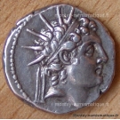 Syrie drachme Antiochus VI Dionysos -145-144 AC Apamée
