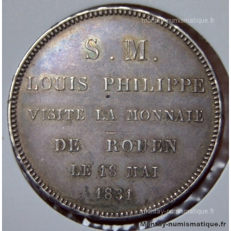 Module 5 francs Louis-Philippe Ier  1831 Rouen