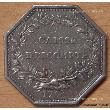 Jeton Corporations Banques Caisse d'Escompte 1768