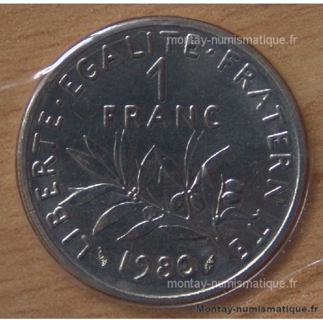 1 Franc Semeuse 1980