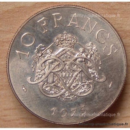 Monaco - 10 Francs Rainier III 1975