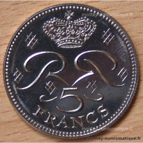 Monaco - 5 Francs Rainier III 1995