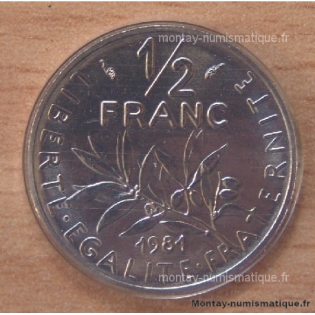 1/2 Franc Semeuse 1981